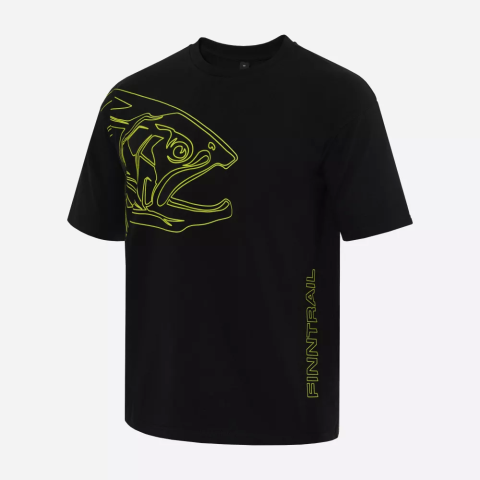 Finntrail T-shirt Big Fish BlackYellow M
