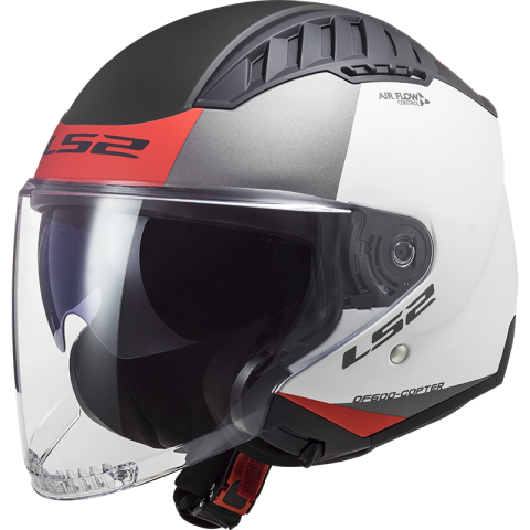 LS2 OF600 COPTER II URBANE M.WHITE RED-06 L