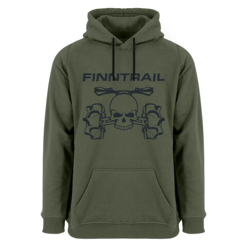 Finntrail Hoody ATV skull Khaki XXL