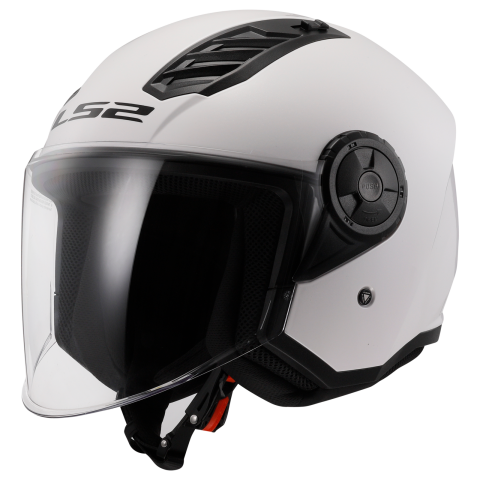 LS2 OF616 AIRFLOW II SOLID GLOSS WHITE-06 S