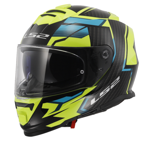 LS2 FF800 STORM II TRACKER BLACK H-V YELLOW-06 M