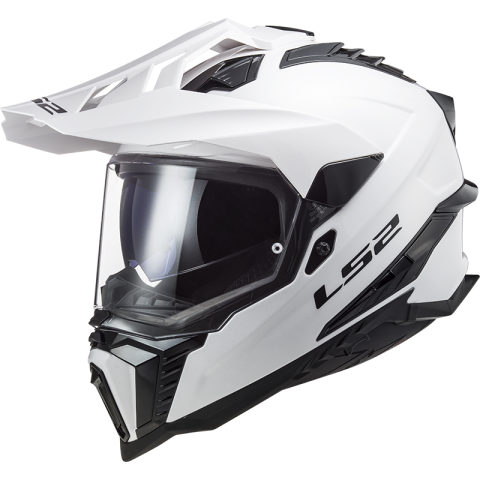 LS2 MX701 EXPLORER SOLID WHITE-06 L