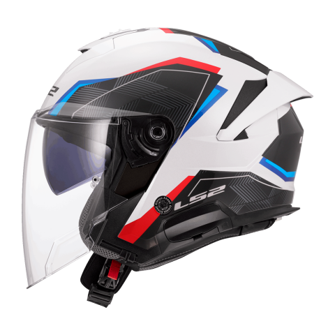 LS2 OF618 VERSO II AIR WHITE BLUE RED XXL