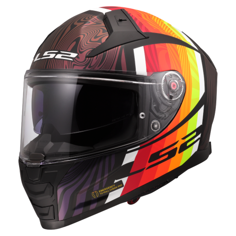 LS2 FF811 VECTOR II FREEDOM BLACK CHAMELEON-06 XS