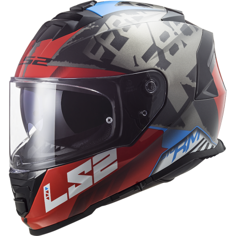 LS2 FF800 Storm SPRINTER Black Red Titanium
