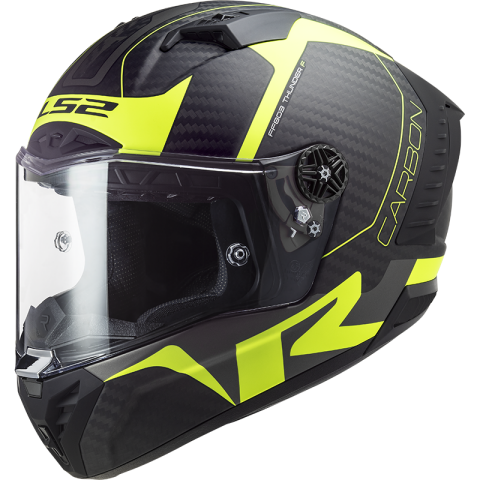 LS2 FF805 THUNDER C RACING1 MATT H-V YELLOW L