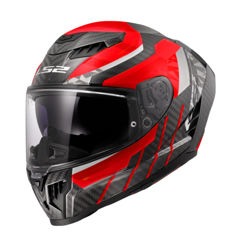 LS2 FF807 DRAGON TRAX RED XXS