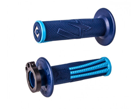 ODI GRIPS PRO MX Lock-on v2 EMIG Navy/Light Blue