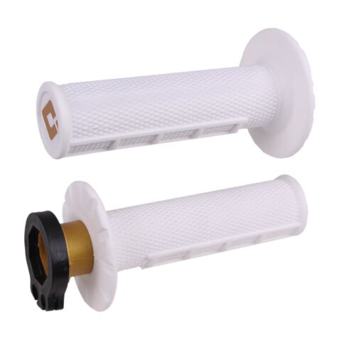 ODI GRIPS MX Lock-on v2 Half-Waffle White