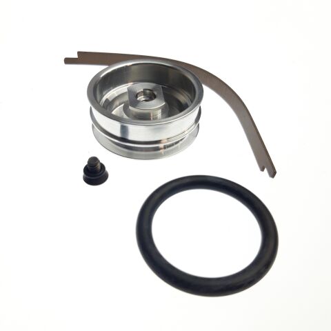 Piston Assembly: Floating(1.834 Bore) w/Std Temperature O-Ring, Max volume bleed and