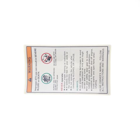 LABEL, WARNING