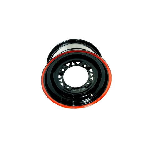 R/B 20809b WHEEL FRONT（IRON AND BLACK WITH RED LINE） of ATV300-D T3b