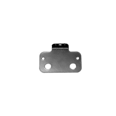 License plate lamp mounting plate