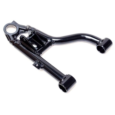 FRONT UPPER SWING ARM, RH, MATTE BLACK