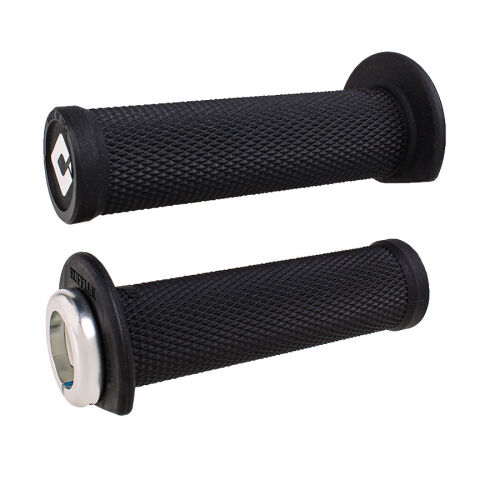 ODI GRIPS Ruffian ATV Lock-on v2.1, 125 mm, Black/Silver clamps