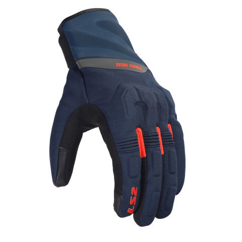 LS2 JET III MAN GLOVES DARK BLUE
