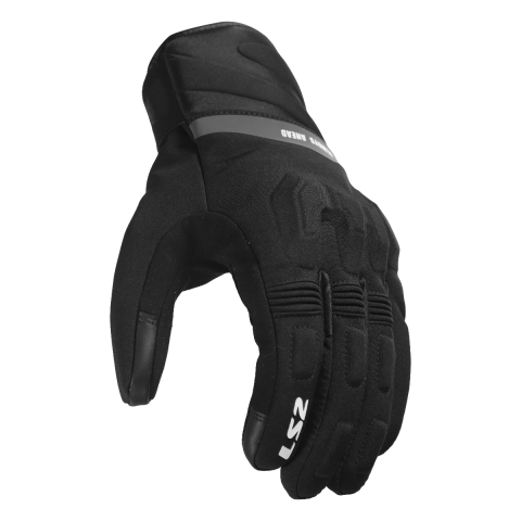 LS2 JET III MAN GLOVES BLACK