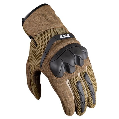 LS2 KUBRA MAN GLOVES BROWN L