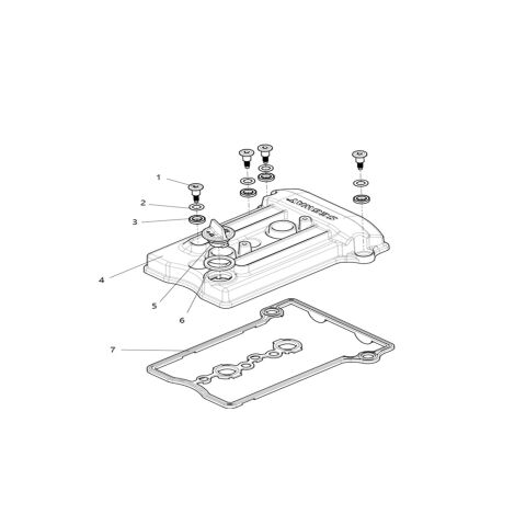 Cylinder head cover sub-assembly