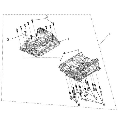 Crankcase sub-assembly