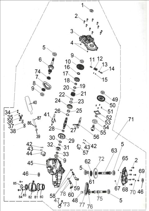 TRANSMISSION （FOR 4WD）（Austria）