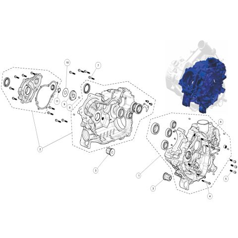 CRANK CASE ASSY