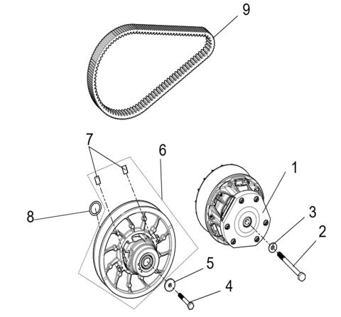CVT assembly HZ