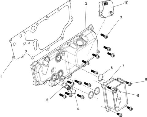 Lower crankcase cover sub-assembly