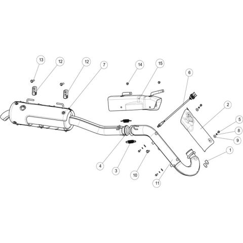 EXHAUST SYSTEM 168 SHORT VERSION