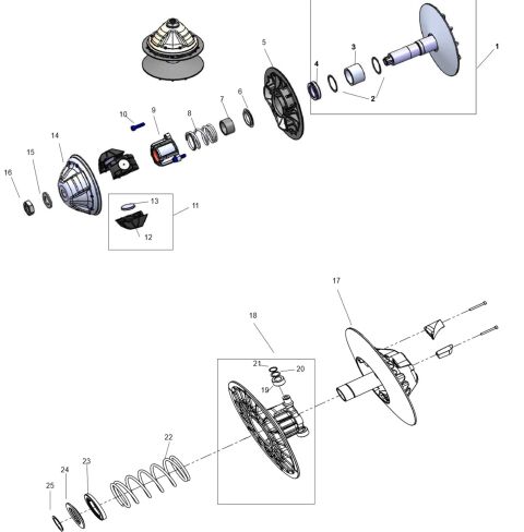 Cvtech wearing parts