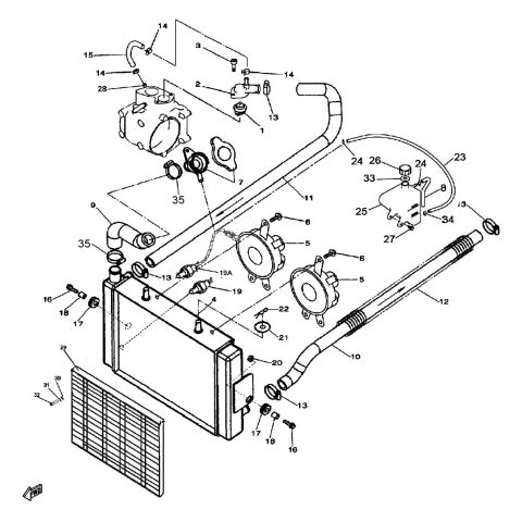 RADIATOR   （FOR 4WD）