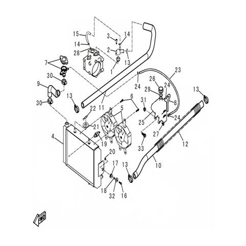 RADIATOR (FOR 2WD)