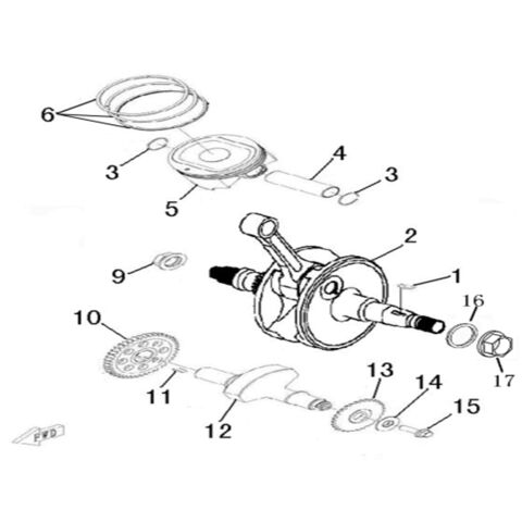CRANKSHAFT COMP