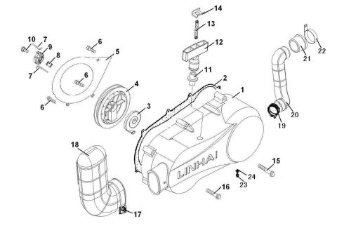 LEFT CRANKCASE COVER