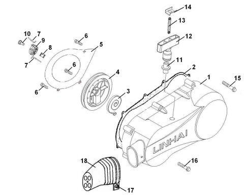 LEFT CRANKCASE COVER