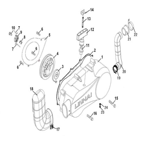 LEFT CRANKCASE COVER