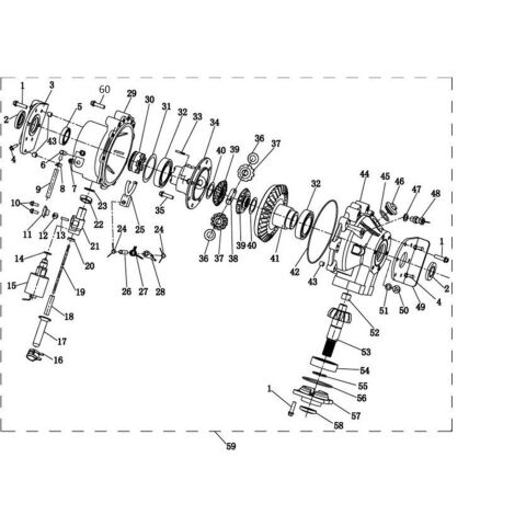 Front Gearcase Exploded View