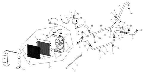 Cooling system assembly