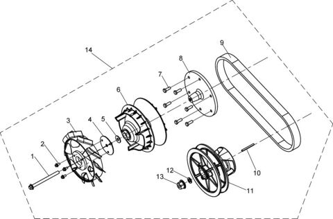 CVT Assy Exploded View