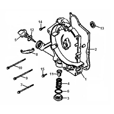 RIGHT CRANKCASE COVER COMP