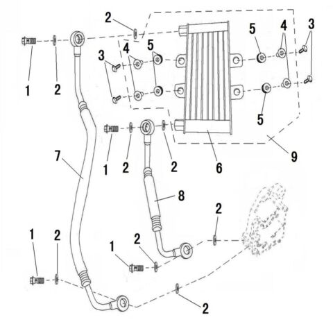OPTIONS OIL COOLER PARTS（OPTION）