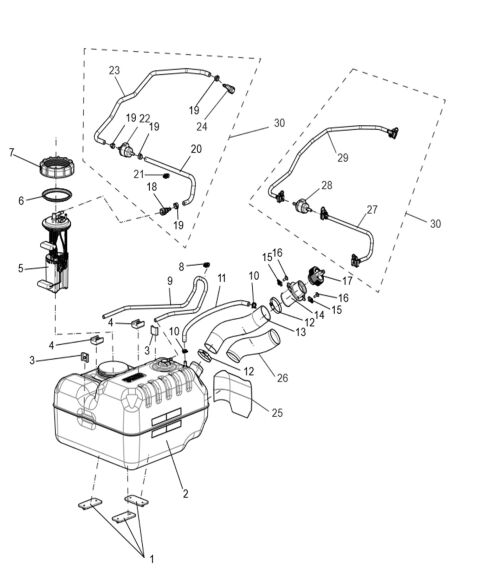 Fuel supply system-European standard