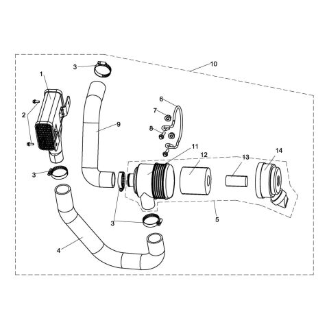 Air Intake Exploded View