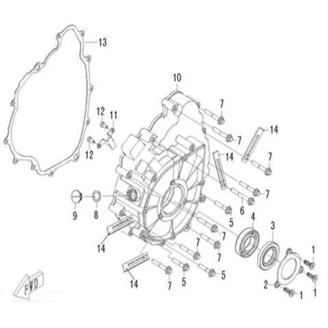 LEFT CRANKCASE COVER