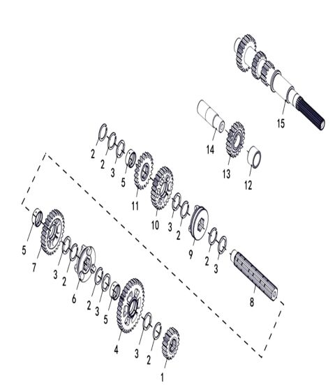 TRANSMISSION ASSY   (NEW,  FROM 2019)