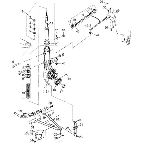 SHOCK ABSORBER FRONT