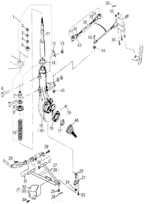 SHOCK ABSORBER FRONT