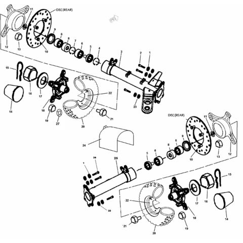 WHEEL REAR (FOR AMERICA)