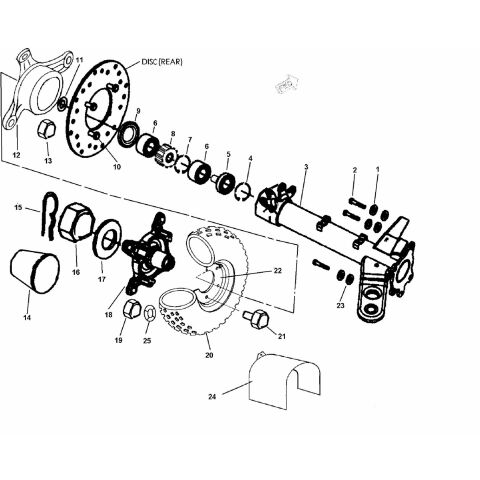 WHEEL REAR (FOR EUROPE)