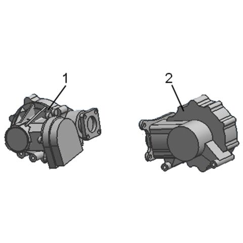 FRONT LEFT DRIVE AXLE （FOR 4WD）